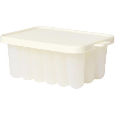 BIBS Baby Food Freezer Tray frost-resistant silicone mould Ivory 12 x 8,5 x 5,3 cm 150 ml BIBS Baby Food Freezer Tray frost-resistant silicone mould Ivory 12 x 8,5 x 5,3 cm 150 ml