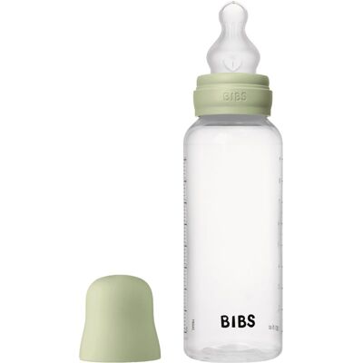 BIBS Anti-Colic Baby Bottle Silicone anti-colic bottle with silicone teat Sage 270 ml BIBS Anti-Colic Baby Bottle Silicone anti-colic bottle with silicone teat Sage 270 ml