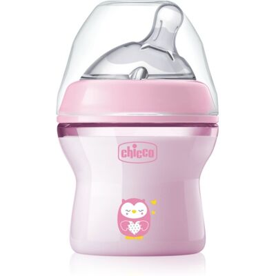 Chicco Natural Feeling Pink Girl baby bottle 0 m+ 150 ml Chicco Natural Feeling Pink Girl baby bottle 0 m+ 150 ml
