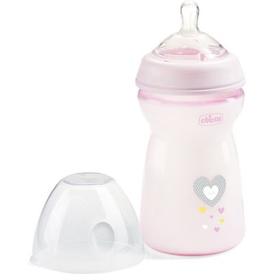 Chicco Natural Feeling Girl baby bottle 6m+ 330 ml Chicco Natural Feeling Girl baby bottle 6m+ 330 ml