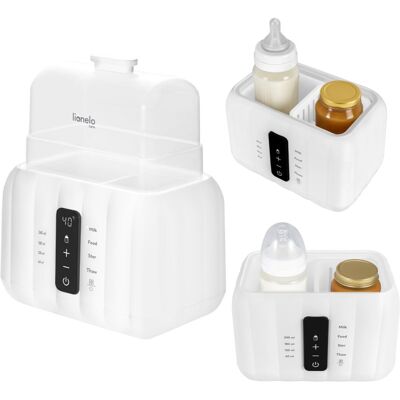 Lionelo Thermup Double White Bottle Warmer 6in1 Multifunctional Baby Bottle Warmer 6-in-1 1 pc Lionelo Thermup Double White Bottle Warmer 6in1 Multifunctional Baby Bottle Warmer 6-in-1 1 pc
