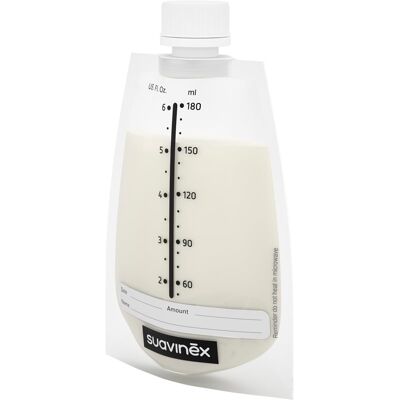 Suavinex Zero Zero Breast Milk Bags bags for breast milk storage 20x180 ml Suavinex Zero Zero Breast Milk Bags bags for breast milk storage 20x180 ml