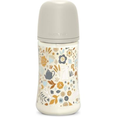 Suavinex Wonderland SX Pro Physiological Anti-Colic baby bottle M Medium Flow 3 m+ Liberty Cream 270 ml Suavinex Wonderland SX Pro Physiological Anti-Colic baby bottle M Medium Flow 3 m+ Liberty Cream 270 ml