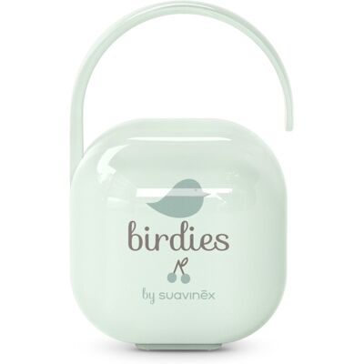 Suavinex Birdies Pacifier Holder dummy box Green 1 pc Suavinex Birdies Pacifier Holder dummy box Green 1 pc