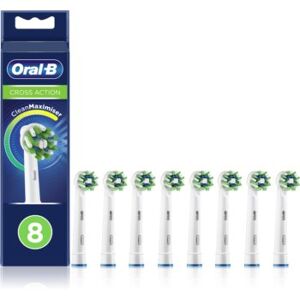Oral B Cross Action CleanMaximiser Replacement Heads For Toothbrush 8 Ks