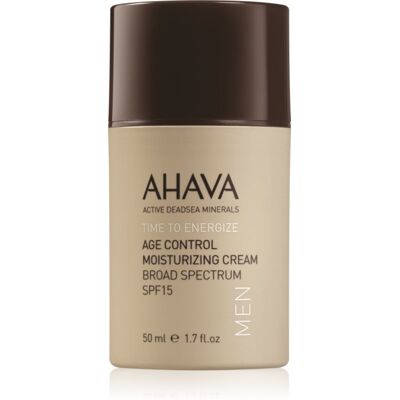 AHAVA Time To Energize Men Hydrating Anti - Age Cream SPF 15 50 ml AHAVA Time To Energize Men Hydrating Anti - Age Cream SPF 15 50 ml