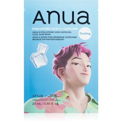 Anua K-Pop Demon Hunters Hyaluronic Acid 8 + Catechin Moisturising face sheet mask with cooling effect 23 ml Anua K-Pop Demon Hunters Hyaluronic Acid 8 + Catechin Moisturising face sheet mask with cooling effect 23 ml
