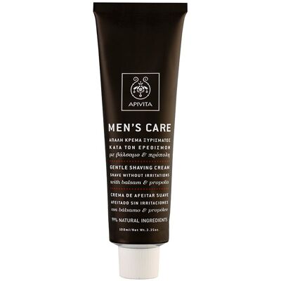 Apivita Men's Care Shaving Cream - Organic, Soothing, 100ml Apivita Men's Care Shaving Cream - Organic, Soothing, 100ml