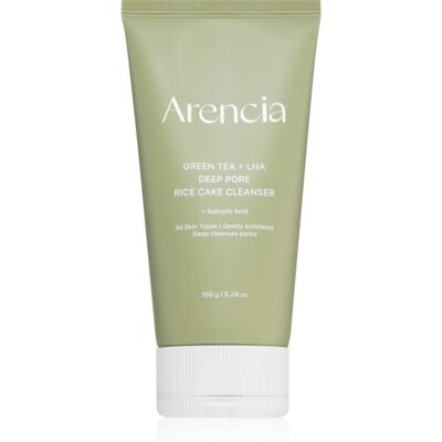 Arencia Green Tea + LHA Deep Pore Rice Cake Cleanser Deep Cleansing Gel with regenerative effect 150 g Arencia Green Tea + LHA Deep Pore Rice Cake Cleanser Deep Cleansing Gel with regenerative effect 150 g