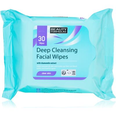 Beauty Formulas Clear Skin Deep Cleansing Wet Cleansing Wipes for oily and problem skin 30 pc Beauty Formulas Clear Skin Deep Cleansing Wet Cleansing Wipes for oily and problem skin 30 pc