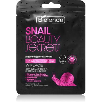Bielenda Snail Beauty Secrets nourishing face sheet mask for tired skin 1 pc Bielenda Snail Beauty Secrets nourishing face sheet mask for tired skin 1 pc