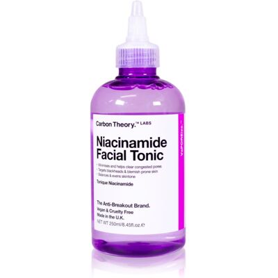 Rio Carbon Theory Vaporeize Niacinamide Facial Tonic Cleansing Tonic with niacinamide 250 ml Rio Carbon Theory Vaporeize Niacinamide Facial Tonic Cleansing Tonic with niacinamide 250 ml