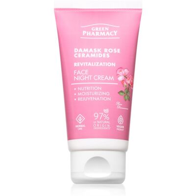 Green Pharmacy Damask Rose & Ceramides Night Face Cream Night Cream 50 ml Green Pharmacy Damask Rose & Ceramides Night Face Cream Night Cream 50 ml