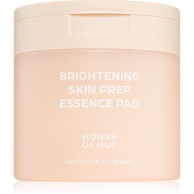 House of Hur Brightening Skin Prep Essence Pad toner pads to even out skin tone 140 ml House of Hur Brightening Skin Prep Essence Pad toner pads to even out skin tone 140 ml