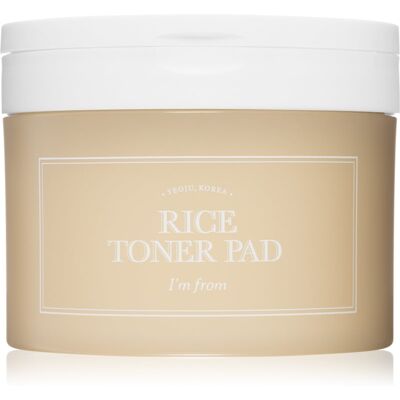 I'm from Rice Toner Pad toner pads to brighten and smooth the skin 60 pc I'm from Rice Toner Pad toner pads to brighten and smooth the skin 60 pc