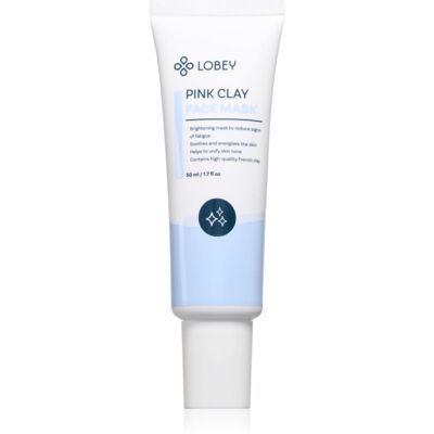 Lobey Pink Clay Radiance Mask to even out skin tone 50 ml Lobey Pink Clay Radiance Mask to even out skin tone 50 ml