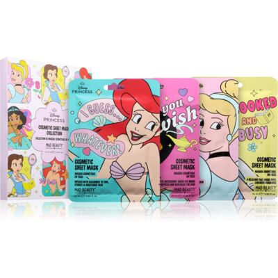 Mad Beauty Disney Princess Express Yourself sheet mask set with moisturising effect Mad Beauty Disney Princess Express Yourself sheet mask set with moisturising effect