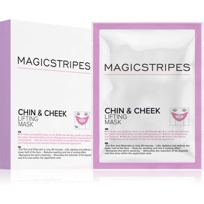 MAGICSTRIPES Chin & Cheek Lifting Mask Firming Hydrogel Mask for Chin And Face 5 pc MAGICSTRIPES Chin & Cheek Lifting Mask Firming Hydrogel Mask for Chin And Face 5 pc