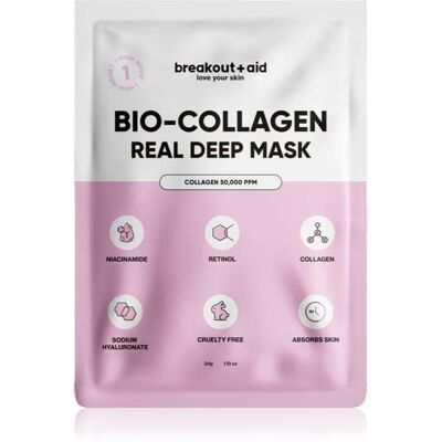 breakout + aid Bio-Collagen Real Deep Mask Sleeping Mask with collagen 1 pc breakout + aid Bio-Collagen Real Deep Mask Sleeping Mask with collagen 1 pc