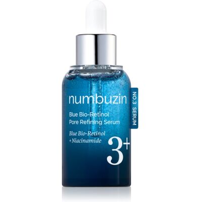 Numbuzin No. 3 Blue Bio-Retinol Pore Refining Serum Firming Facial Serum to smooth skin and minimise pores 30 ml Numbuzin No. 3 Blue Bio-Retinol Pore Refining Serum Firming Facial Serum to smooth skin and minimise pores 30 ml