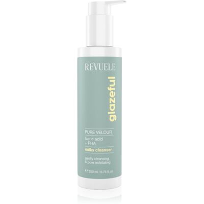 Revuele Glazeful Milky Cleanser Pure Velour Gentle Cleansing Milk with an exfoliating effect 200 ml Revuele Glazeful Milky Cleanser Pure Velour Gentle Cleansing Milk with an exfoliating effect 200 ml