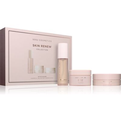 SOSU Cosmetics Skin Renew Collection skin care set 3 pc SOSU Cosmetics Skin Renew Collection skin care set 3 pc