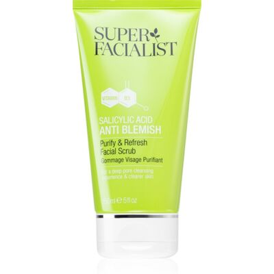 Super Facialist Salicylic Acid Anti Blemish Gentle Facial Scrub for oily and problem skin 150 ml Super Facialist Salicylic Acid Anti Blemish Gentle Facial Scrub for oily and problem skin 150 ml