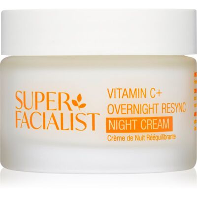 Super Facialist Vitamin C+ Overnight Resync Illuminating Night Cream with vitamin C 50 ml Super Facialist Vitamin C+ Overnight Resync Illuminating Night Cream with vitamin C 50 ml