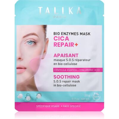 Talika Bio Enzymes Cica Repair Soothing Sheet Mask for problem skin, acne 20 g Talika Bio Enzymes Cica Repair Soothing Sheet Mask for problem skin, acne 20 g