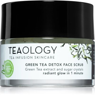 Teaology Cleansing Green Tea Detox Face Scrub Nourishing Sugar Peeling with green tea 50 ml Teaology Cleansing Green Tea Detox Face Scrub Nourishing Sugar Peeling with green tea 50 ml