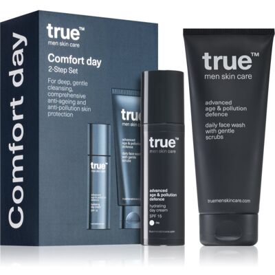 true men skin care Comfort Day - Hydrating Day Cream SPF 15 & Face Wash true men skin care Comfort Day - Hydrating Day Cream SPF 15 & Face Wash