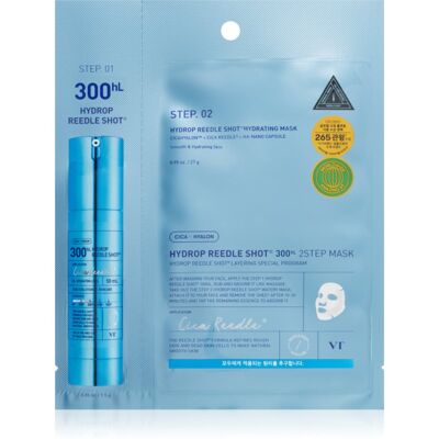VT Cosmetics Hydrop Reedle Shot 300hL Intense Hydrating Mask for two-phase skin treatment 28.5 g VT Cosmetics Hydrop Reedle Shot 300hL Intense Hydrating Mask for two-phase skin treatment 28.5 g
