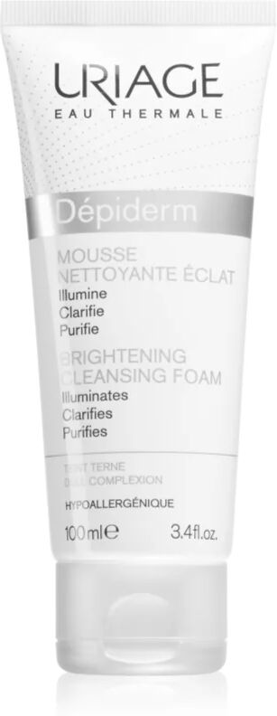 Uriage Dépiderm Brightening Cleansing Foam Cleansing Foam with Brightening Effect 100 ml