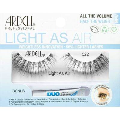 Ardell Light As Air False Eyelashes with glue type 522 1 g Ardell Light As Air False Eyelashes with glue type 522 1 g