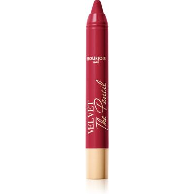 Bourjois Velvet the Pencil Stick Lipstick with matt effect shade 08 Rouge Di'vin 1,8 g Bourjois Velvet the Pencil Stick Lipstick with matt effect shade 08 Rouge Di'vin 1,8 g