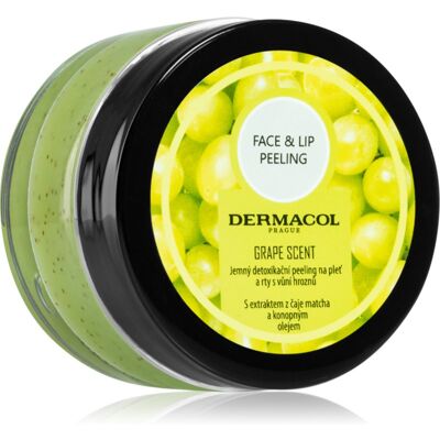 Dermacol Face & Lip Peeling Grape Deep Cleansing Peeling for lips and cheeks 50 ml Dermacol Face & Lip Peeling Grape Deep Cleansing Peeling for lips and cheeks 50 ml