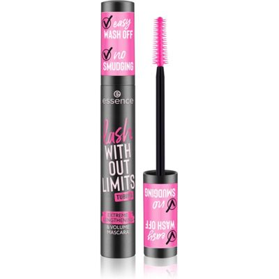 essence lash WITHOUT LIMITS TUBING Volumising and Lengthening Mascara shade 04 Black Tubing 13 ml essence lash WITHOUT LIMITS TUBING Volumising and Lengthening Mascara shade 04 Black Tubing 13 ml