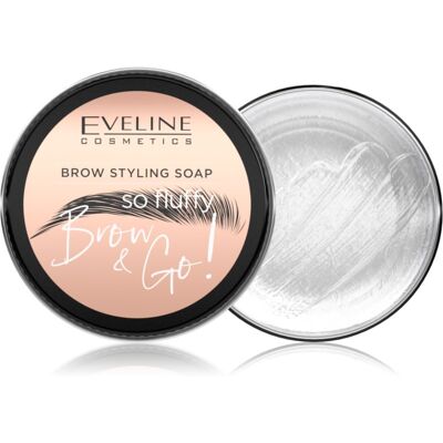 Eveline Cosmetics Brow & Go! Brow Styling Soap for eyebrows shade Transparent 25 g Eveline Cosmetics Brow & Go! Brow Styling Soap for eyebrows shade Transparent 25 g