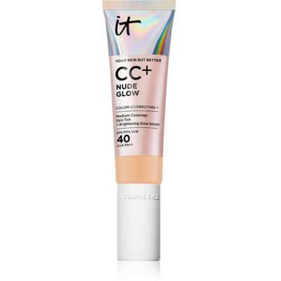 IT Cosmetics CC+ Nude Glow SPF40 (32ml) - Medium Tan IT Cosmetics CC+ Nude Glow SPF40 (32ml) - Medium Tan