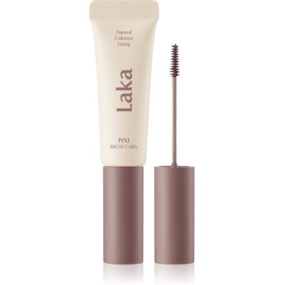 Laka Pixi Brow Cara Brow Mascara for hold and shape shade 04 Smoky Pink 8 g Laka Pixi Brow Cara Brow Mascara for hold and shape shade 04 Smoky Pink 8 g