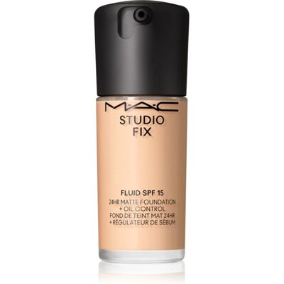 MAC Cosmetics Studio Fix Fluid SPF 15 24HR Matte Foundation + Oil Control Mattifying Foundation SPF 15 shade NC16 30 ml MAC Cosmetics Studio Fix Fluid SPF 15 24HR Matte Foundation + Oil Control Mattifying Foundation SPF 15 shade NC16 30 ml