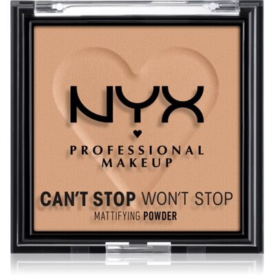 NYX Professional Makeup Can't Stop Won't Stop Mattifying Powder Mattifying Powder shade 06 Tan 6 g NYX Professional Makeup Can't Stop Won't Stop Mattifying Powder Mattifying Powder shade 06 Tan 6 g