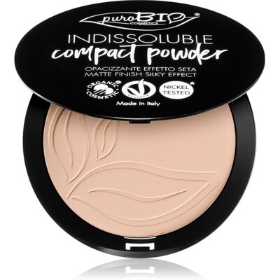 PuroBIO Cosmetics Indissouble Compact Powder - Matte Finish - Skin Tone 01 - 9g PuroBIO Cosmetics Indissouble Compact Powder - Matte Finish - Skin Tone 01 - 9g