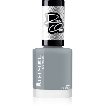 Rimmel 60 Seconds By Rita Ora Quick - Drying Nail Polish shade 807 My Grey 8 ml Rimmel 60 Seconds By Rita Ora Quick - Drying Nail Polish shade 807 My Grey 8 ml