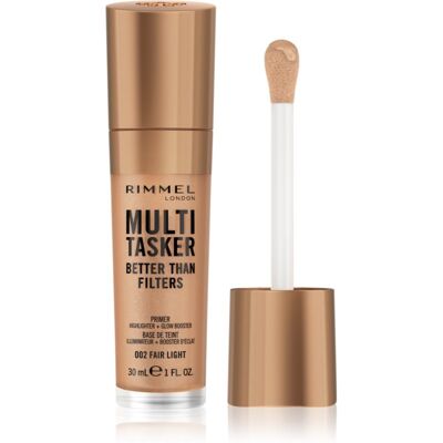 Rimmel Multi-Tasker Better Than Filters Brightening Makeup Primer to even out skin tone shade 002 Fair Light 30 ml Rimmel Multi-Tasker Better Than Filters Brightening Makeup Primer to even out skin tone shade 002 Fair Light 30 ml