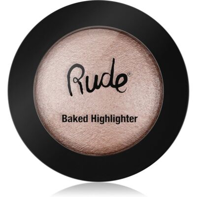 Rude Cosmetics Baked Highlighter Professional Highlight Pressed Powder shade Flirtatious Behaviour 7 g Rude Cosmetics Baked Highlighter Professional Highlight Pressed Powder shade Flirtatious Behaviour 7 g