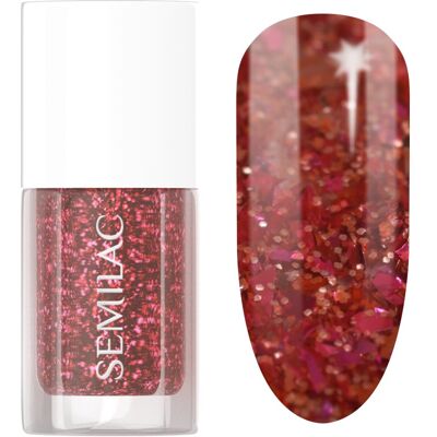 Semilac Glitter Nails Shimmery Nail Polish shade 041 Cosmic Dust 7 ml Semilac Glitter Nails Shimmery Nail Polish shade 041 Cosmic Dust 7 ml