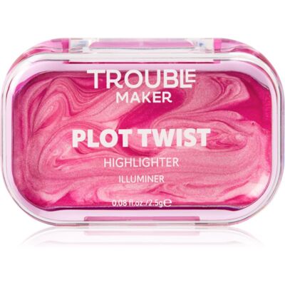 Trouble Maker Plot Twist Cream Highlight cream highlighter stick shade Spiralling Pink 2.5 g Trouble Maker Plot Twist Cream Highlight cream highlighter stick shade Spiralling Pink 2.5 g