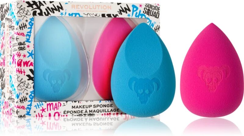 Makeup Revolution DC Collection X Harley Quinn™ Makeup Sponge, 2 pcs type What We Are Bad Guys