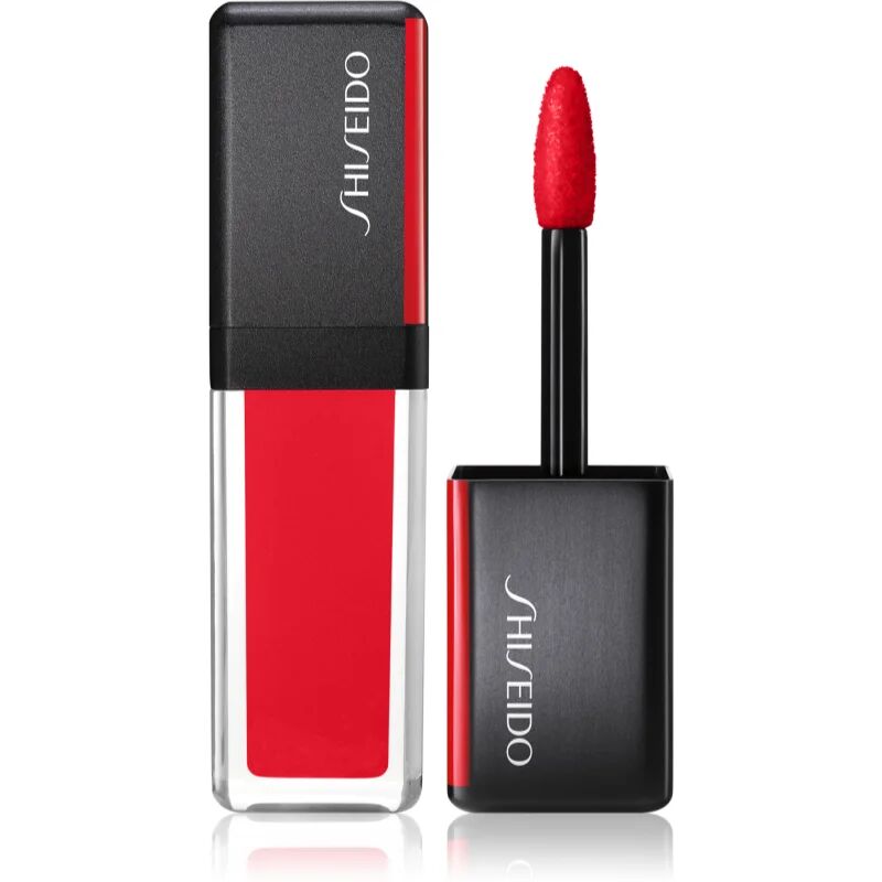 Shiseido LacquerInk LipShine Liquid Lipstick For Hydration And Shine Shade 304 Techno Red 6 ml